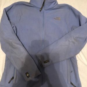 Blue north face jacket